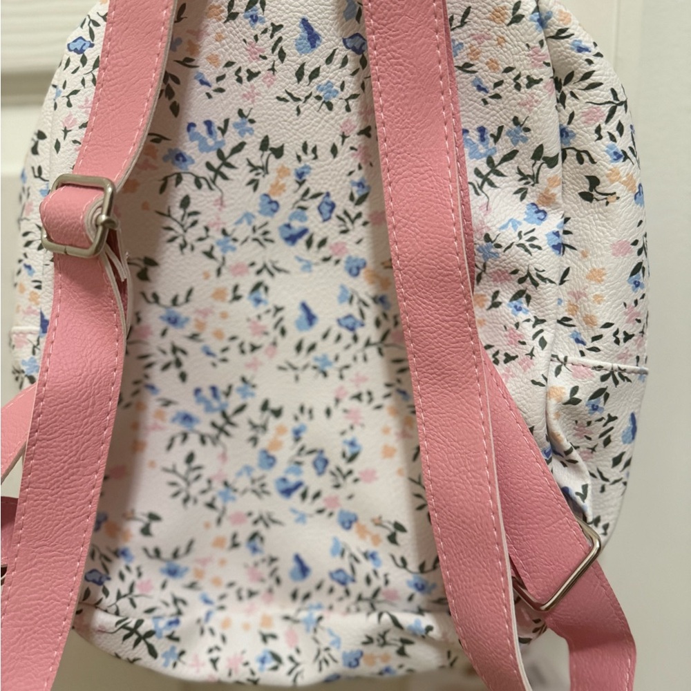 Floral Pink Women's Backpack - Picture 6 of 8